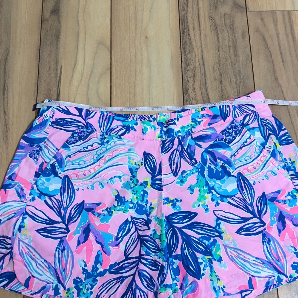 EUC! Lilly Pulitzer Ocean View Shorts Lilac Rose Just A Lil Jelly Size XS - Picture 7 of 12